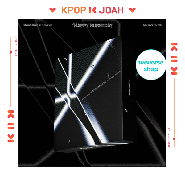 [POB] (DAREDEVIL ver.) SEVENTEEN [HAPPY BURSTDAY] 5th ALBUM (26th May.2025)