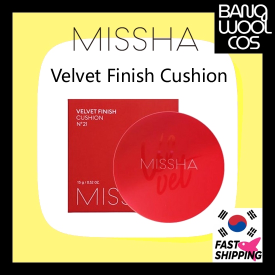 [MISSHA] Velvet Finish Cushion Foundation SPF50+ PA+++ 15g