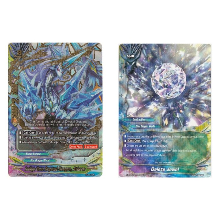 English Buddyfight Indigo Gem Crystal Dragon, Athora :RRR / X-BT01A-CP02/0003EN