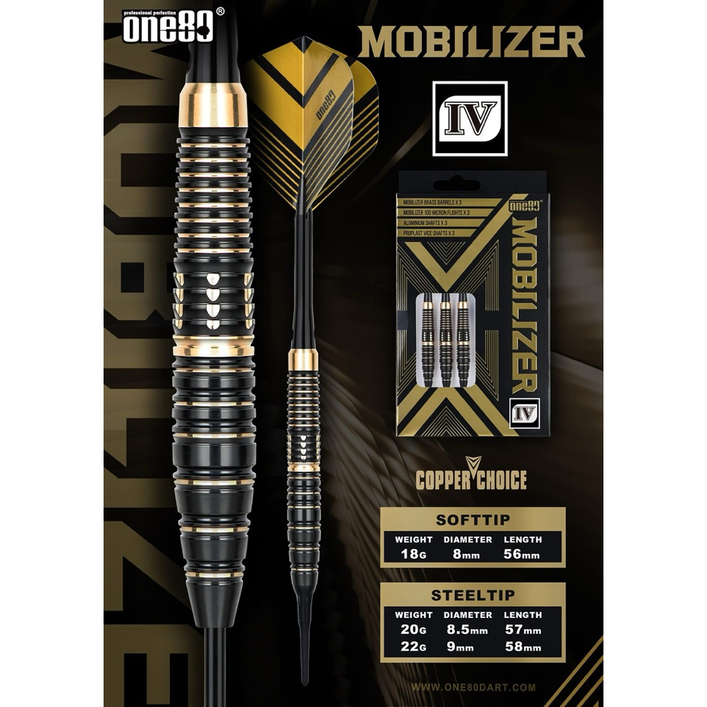 ลูกดอก One80 • Mobilizer IV • 18g • SGDARTS