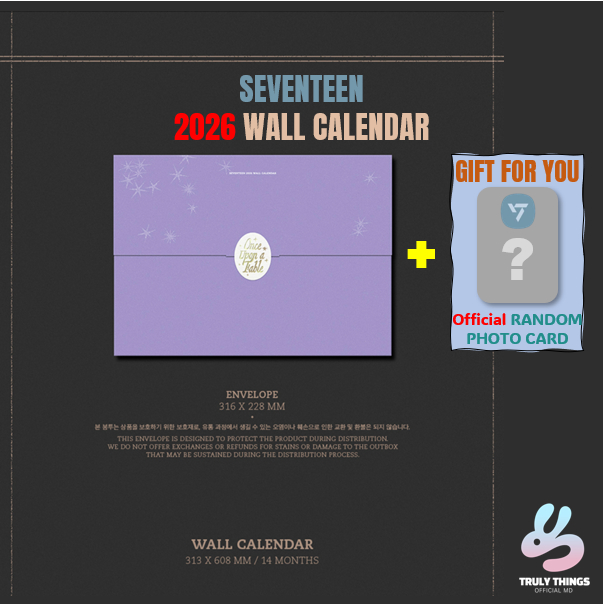 [OFFICIAL] SEVENTEEN 2026 WALL CALENDAR + ของขวัญ