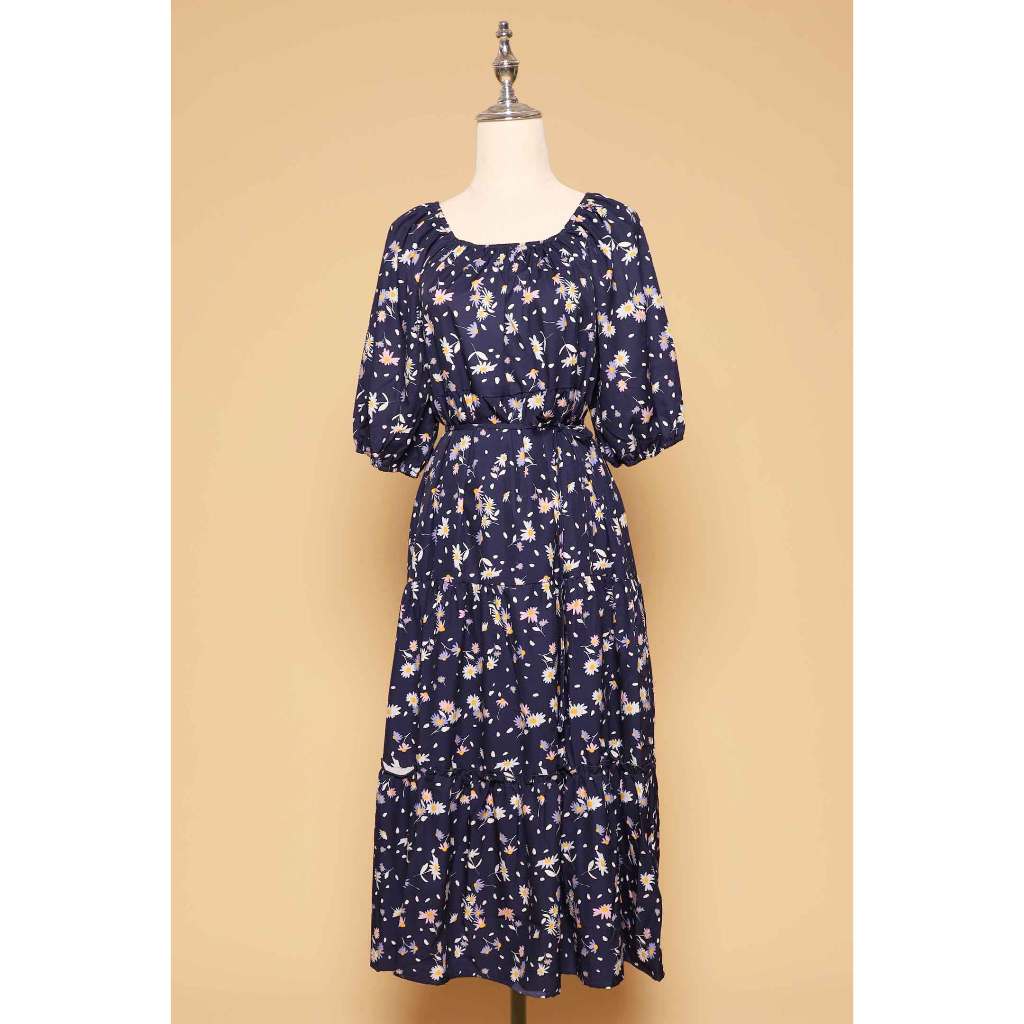 ชุดเดรส Kerra สี Stella Bloom (Fits S-XXL)