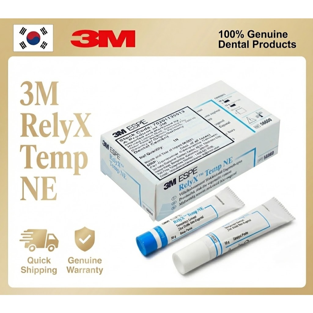 3M RelyX Temp NE Temporary Cement Non-Eugenol Dental Care Accessory Ref 56660 ซีเมนต์ชั่วคราว