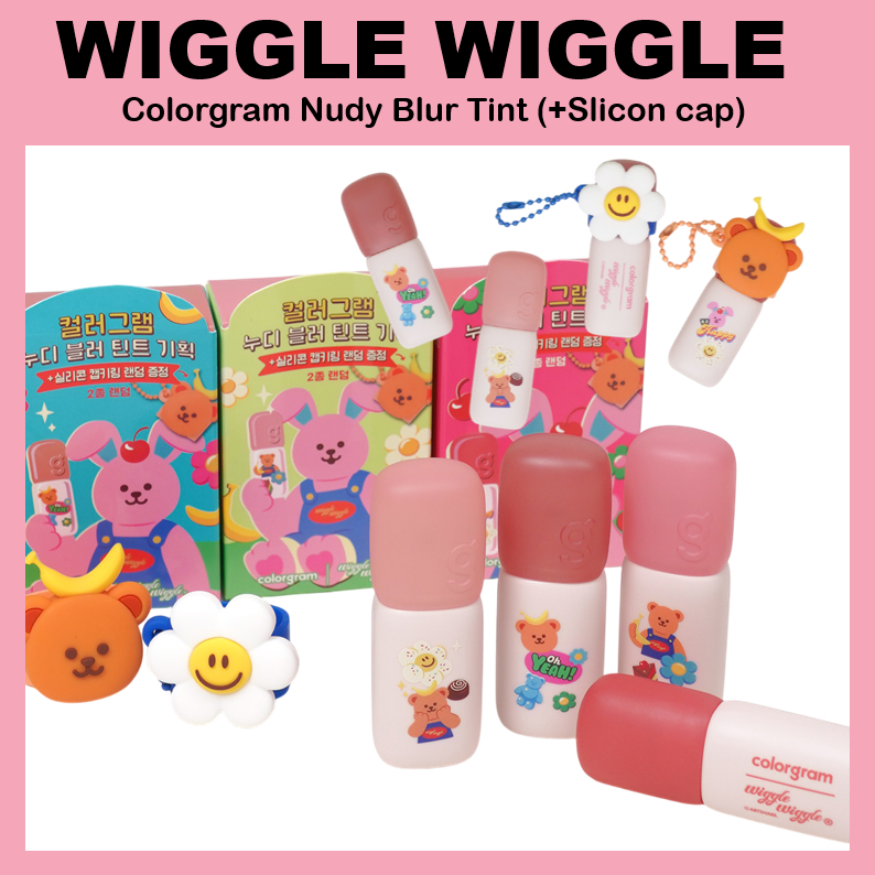 [WIGGLE WIGGLE] Colorgram Nudy Blur Tint (+ WIGGLE WIGGLE Silicone Cap Keyring) – โปรปัง