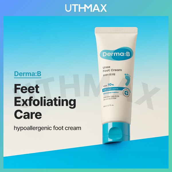 [Derma B] Urea Foot Cream 80ml Dry Skin Repair Foot Cream