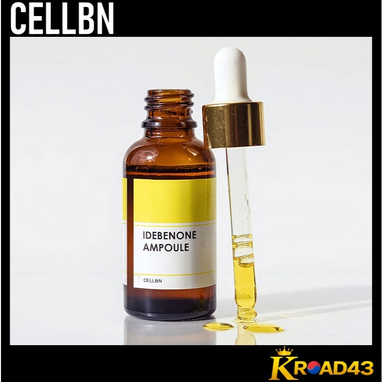 【CELLBN】IDEBENONE GLOW AMPOULE (30ML)/K-Beauty/ของแท้ 100%/จัดส่งจากเกาหลี
