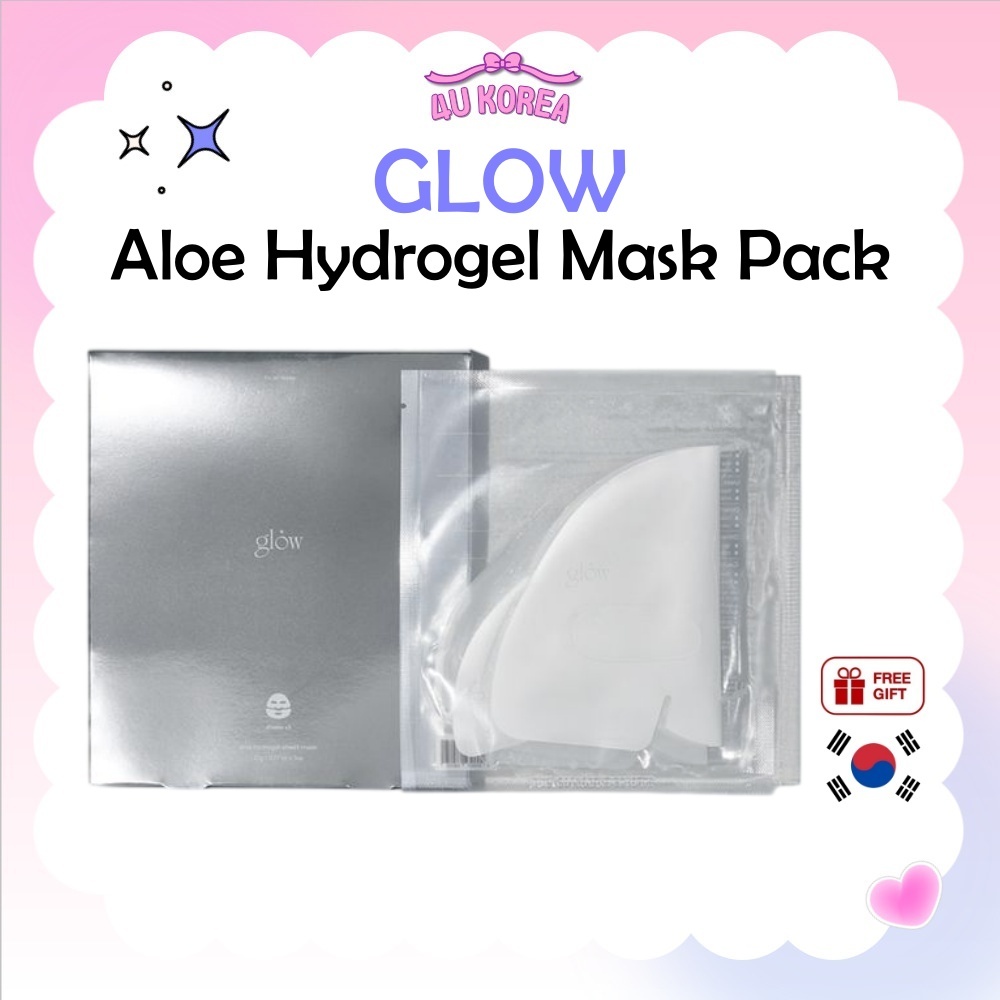 GLOW Aloe Hydrogel Mask Pack 22g – 3P หรือ 6P / K-BEAUTY