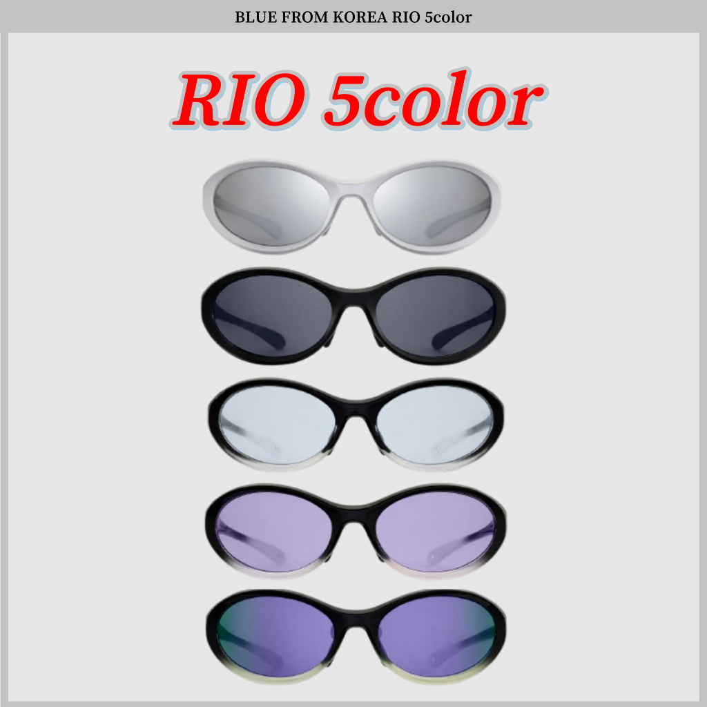 ❤️Ready to Ship❤️สีฟ้าจากเกาหลี RIO Sunglasses 5 สี