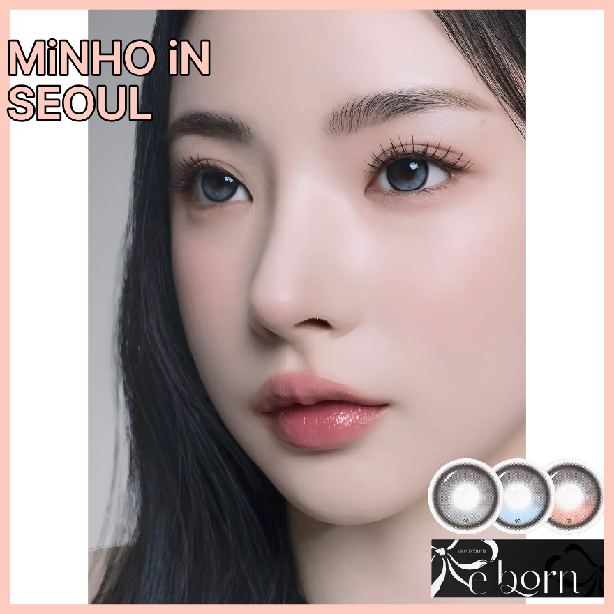 I-SHA รีบอร์น 1 วัน ROSY WOOD.SKY VEIL..ดวงจันทร์ หิน. 1กล่อง10ชิ้น 13.7มม | คอนแทคเลนส์ K-Beauty 1 
