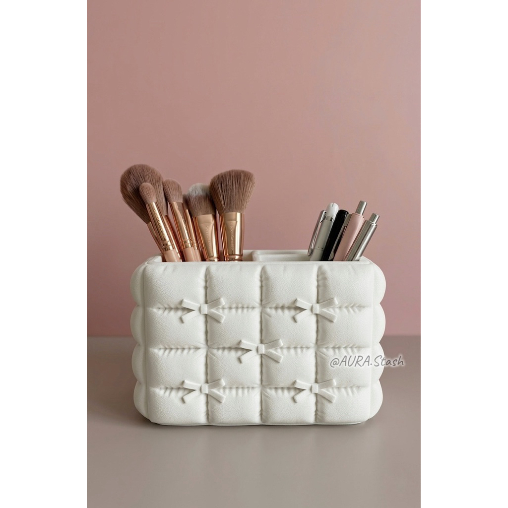 Puffy Bow Organizer Box - Puffy Bow Organizer Box
