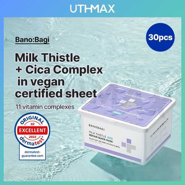 [BANOBAGI] Milk Thistle Repair Cica Quick Mask Plus 30 แผ่น