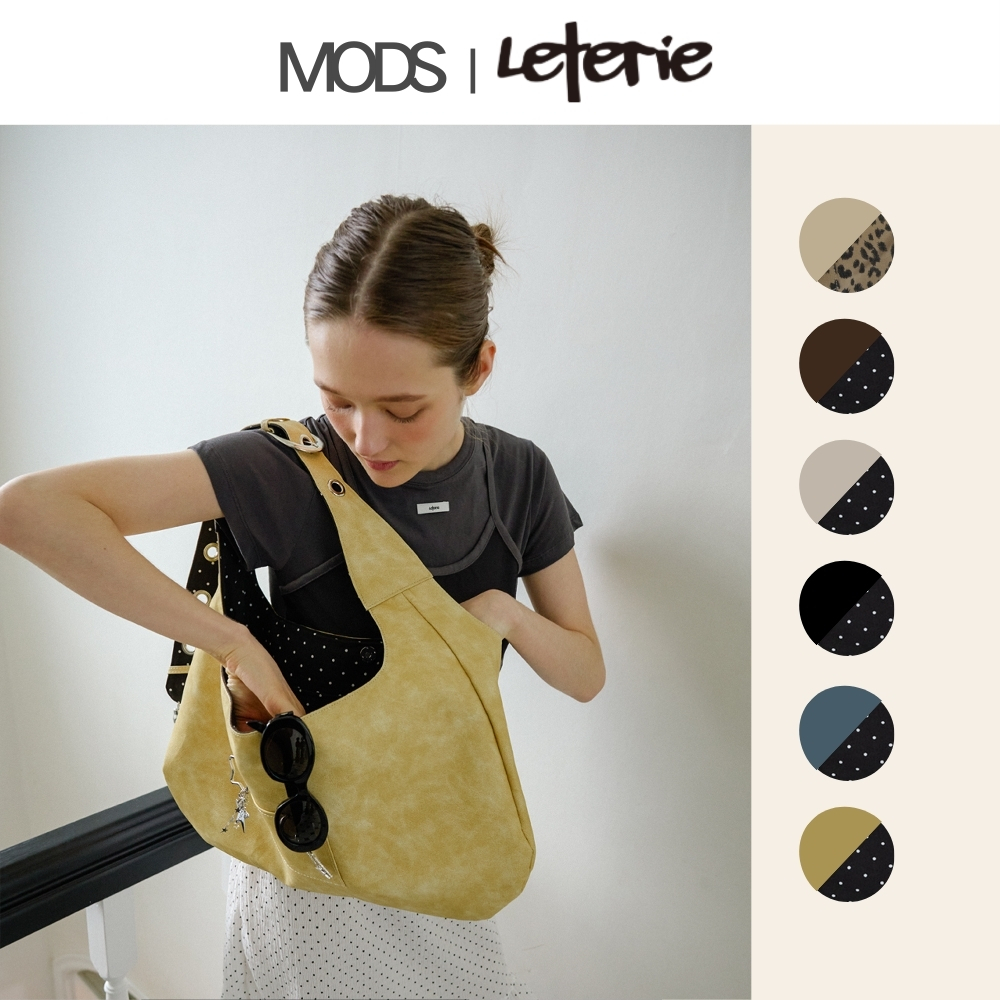 [Leterie] Buckle Reversible Shoulder Bag / 7colors