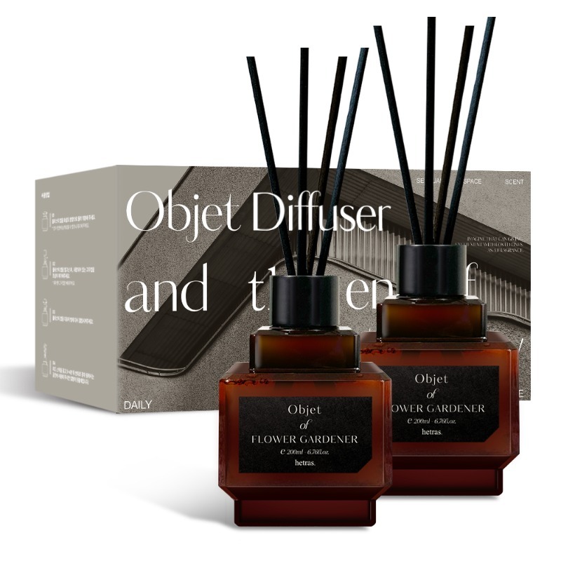 Kr Hetras Objet Diffuser Gift Hotel Healing 200mlX2