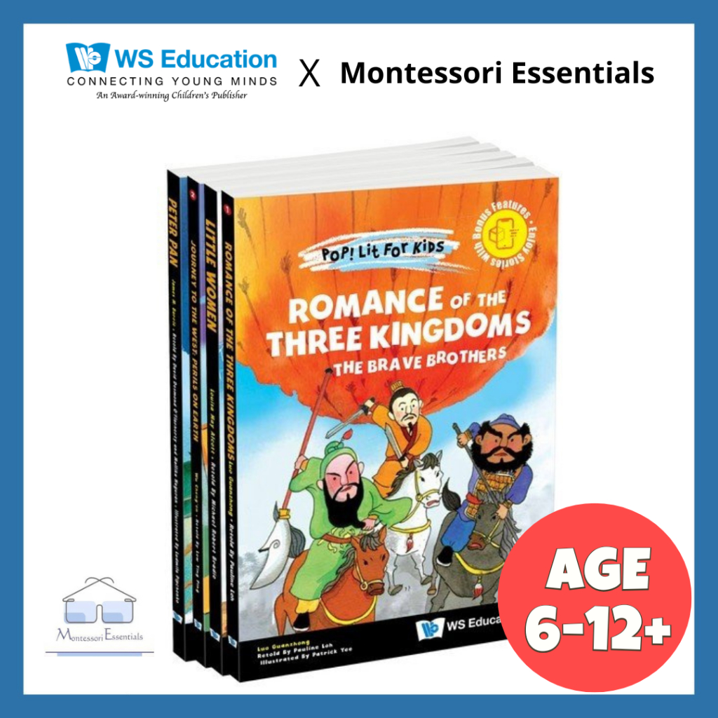 WS E - ยอดนิยม! Lit for Kids (ครบชุด 2) (4 เล่ม) หนังสือเด็กอายุ 6-12 Pop! Lit สําหรับเด็ก