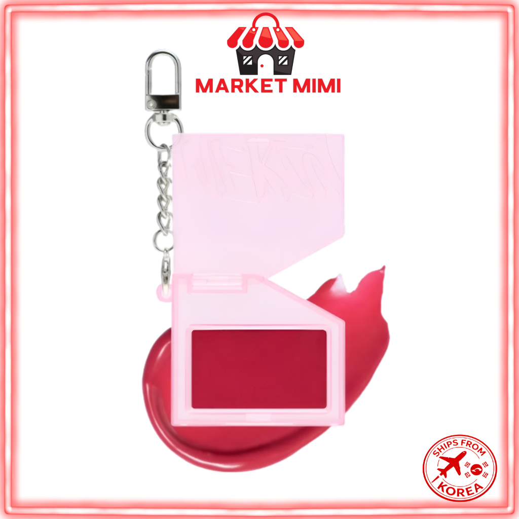MERZY Lip & Cheek Keyring #02 Rich Rosy | Rosy Pink Multi Balm