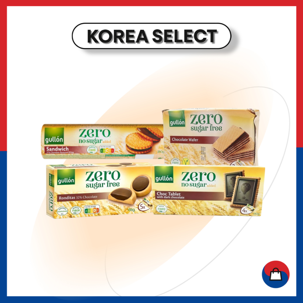 [GULLON] Zero Sugar Chocolate Biscuits (Wafer / Tablet / Sand / Ronditas)
