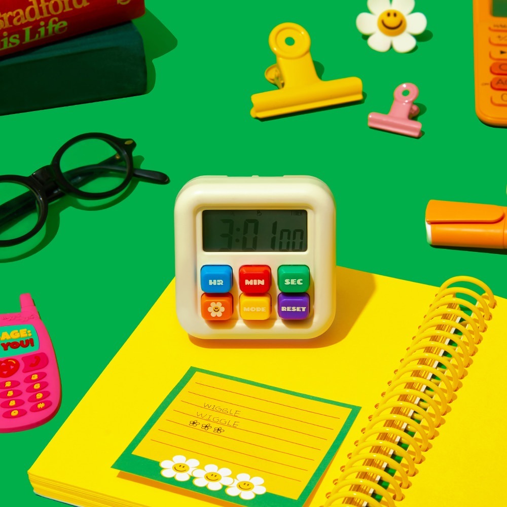[Wiggle Wiggle] นาฬิกาจับเวลาเพื่อการศึกษา (2 สี) - รูปที่ 2