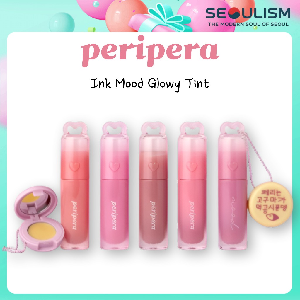 🇰🇷[PERIPERA] Ink Mood Glowy Tint | ลิปทิ้นมัน | ลิปเมคอัพเกาหลี