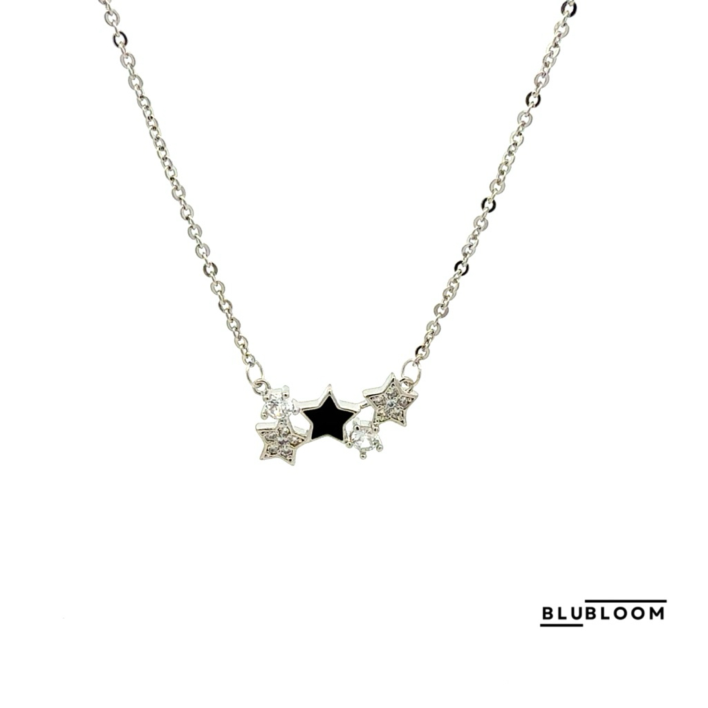 สร้อยคอ Silver Diamond Zircon Celestial Sparkle