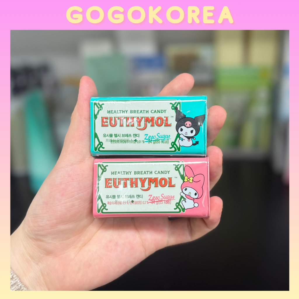 EUTHYMOL Sanrio My Melody Kuromi Heathy Breath Candy｜Sugar Free  Xylitol  Zero Sugar