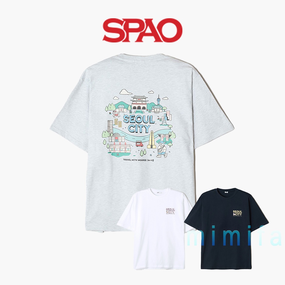 [SPA] Woody เสื้อยืดแขนสั้น สไตล์คูลสำหรับทุกวัน