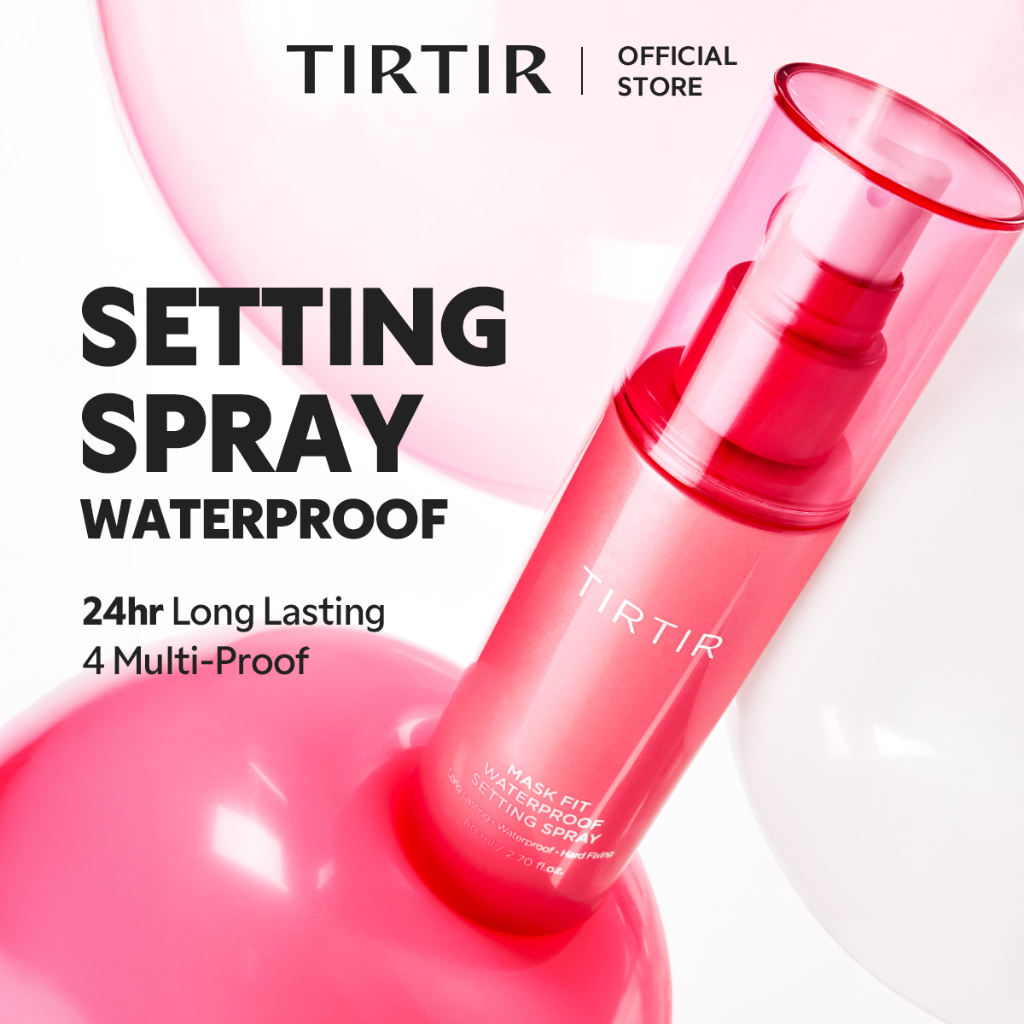 [TIRTIR] ใหม่! Mask Fit Waterproof Setting Spray เซตติ้งสเปรย์/เมคอัพฟิกเซอร์ (80ml)