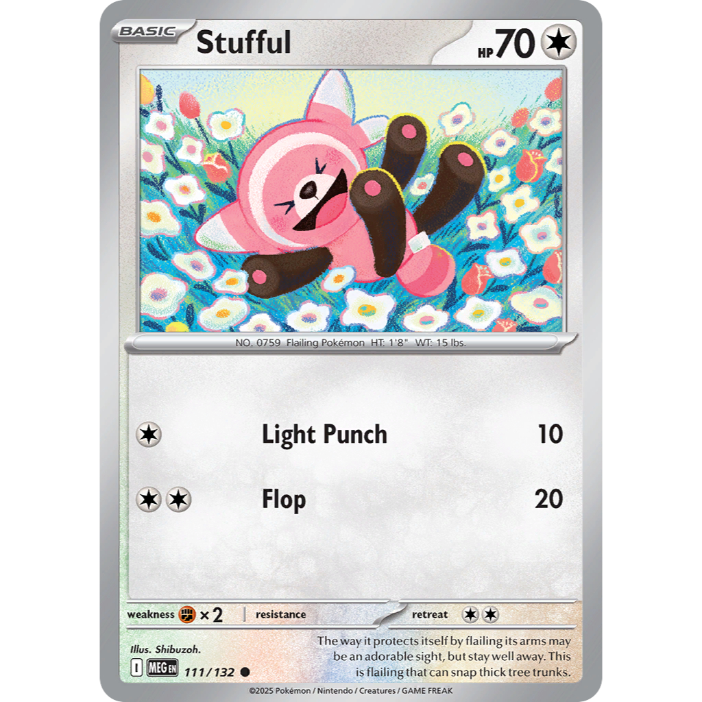 [Pokemon TCG] [Mega Evolution: Mega Evolution] Common RH Stufful
