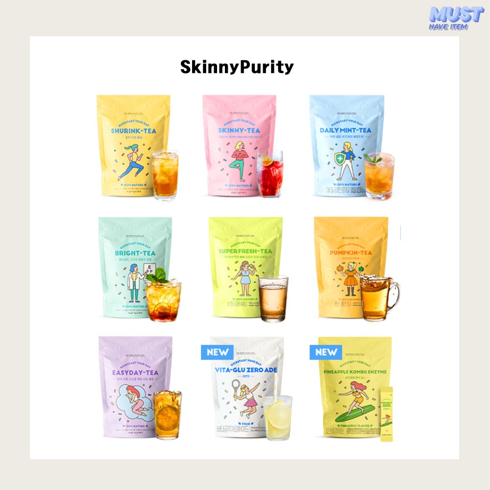 SkinnyPurity Triangle Tea Bag 30p เครื่องดื่มชนิดผงผสม 30p
