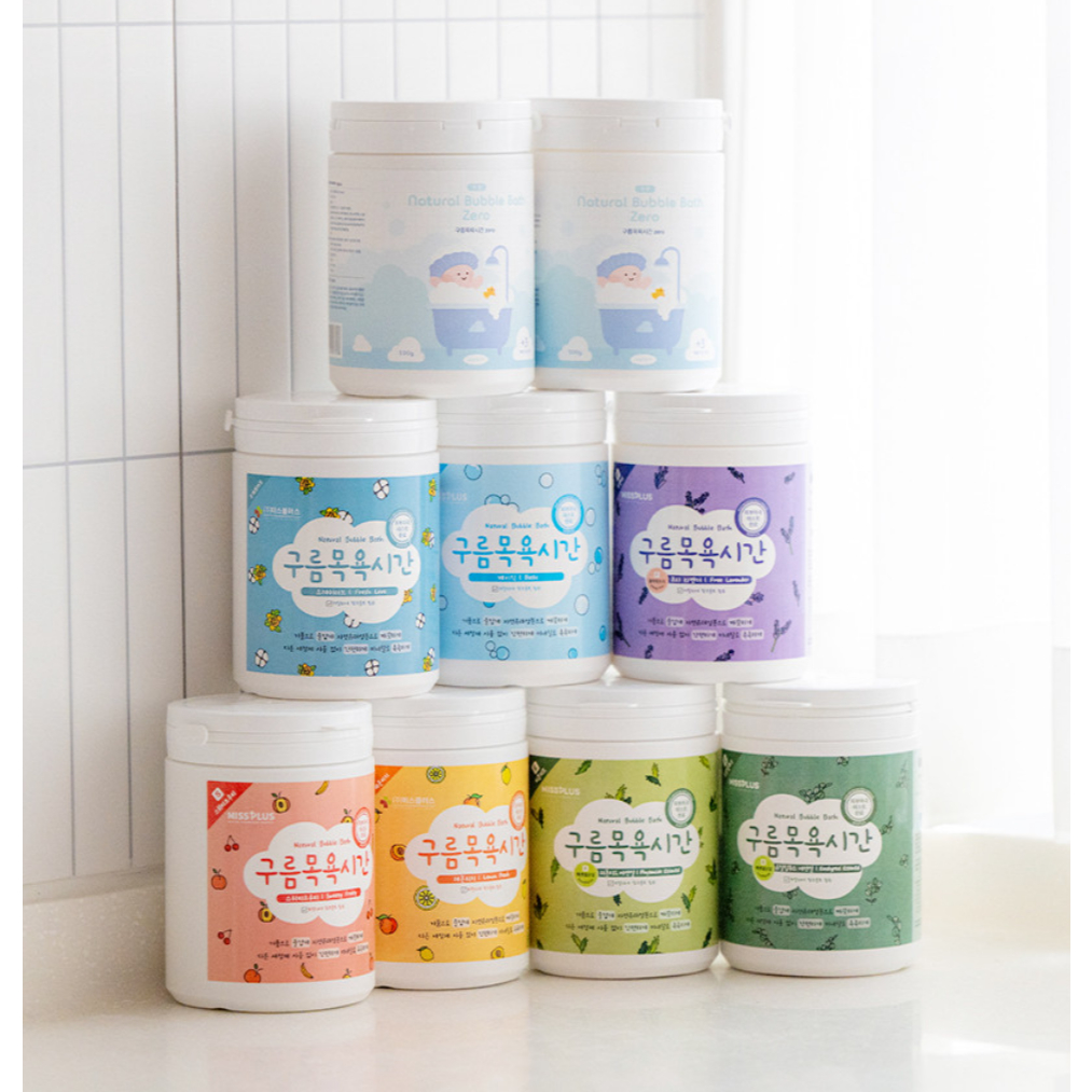 [Aguard] Cloud Bath Time Kids Bubble Bath Powder 500g Himalayan Pink Salt Baby Foam Bath Sensitive S