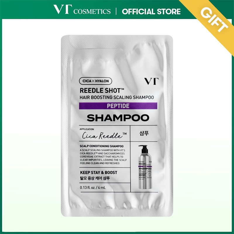 [VT] GIFT Reedle Shot Peptide Hair Boosting Scalp Sampoo 4mL
