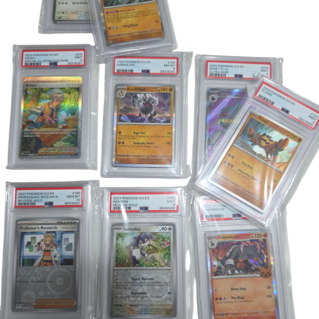 การ์ด PSA ของโปเกมอน Scarlet & Violet ปี 2023