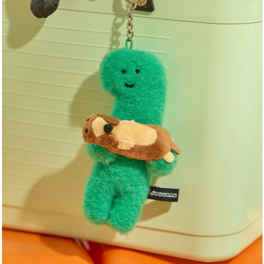 JOGUMAN Brakio & Woody Throw Away พวงกุญแจตุ๊กตา