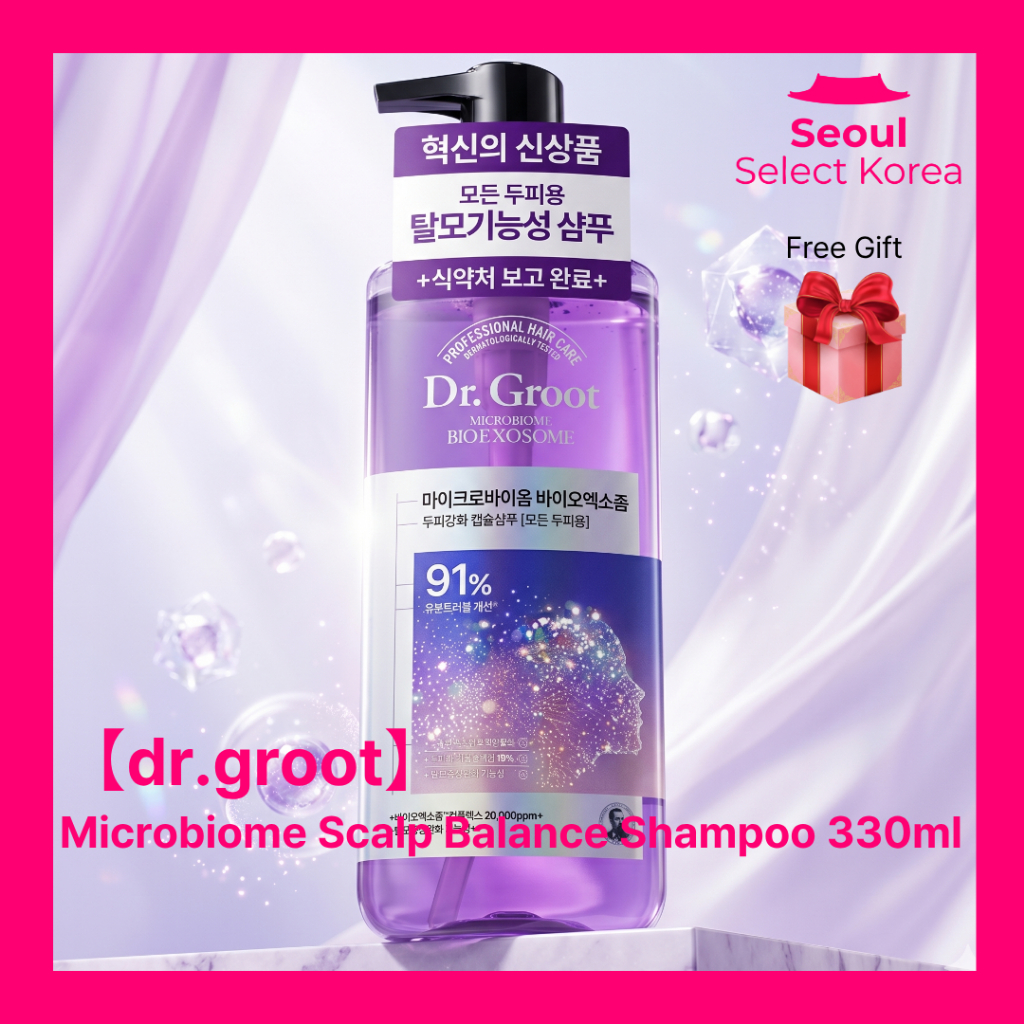 dr.groot Microbiome Scalp Balance Shampoo 330ml Amino Gentle Korean Shampoo