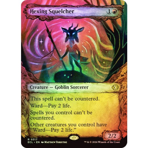 การ์ด EDH PlayTest - Hexing Squelcher (สีแดง)