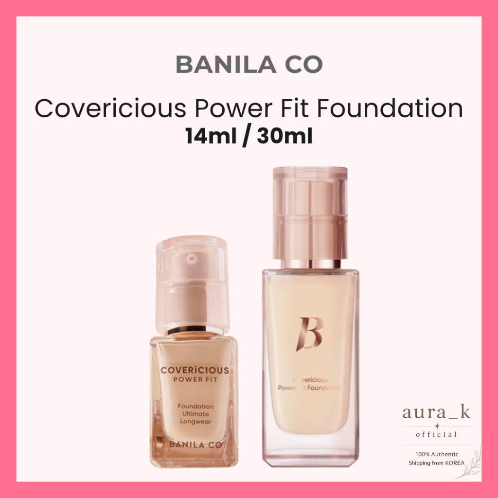 BANILA CO Covericious Power Fit Foundation จัดส่งจากกรุงเทพ Kbeauty