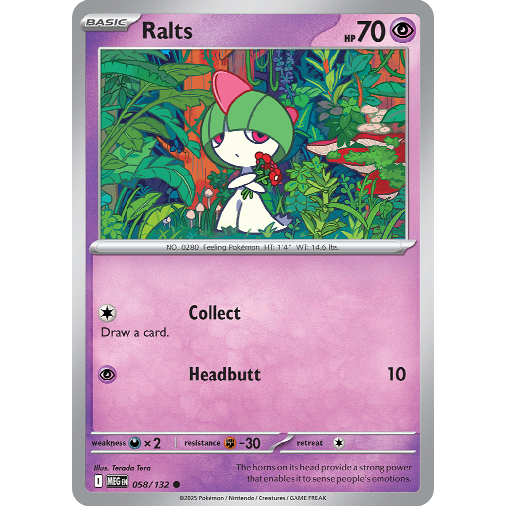 [Pokemon TCG] [Mega Evolution: Mega Evolution] Common Ralts