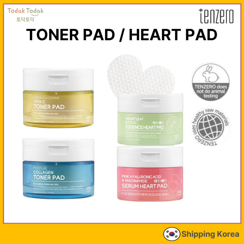 TENZERO TONER PAD HEART PAD