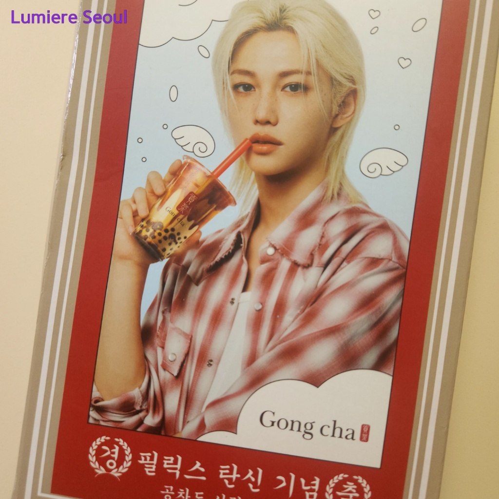 Stray Kids Felix ชุดของขวัญผ้าขนหนูวันเกิด Gong Cha