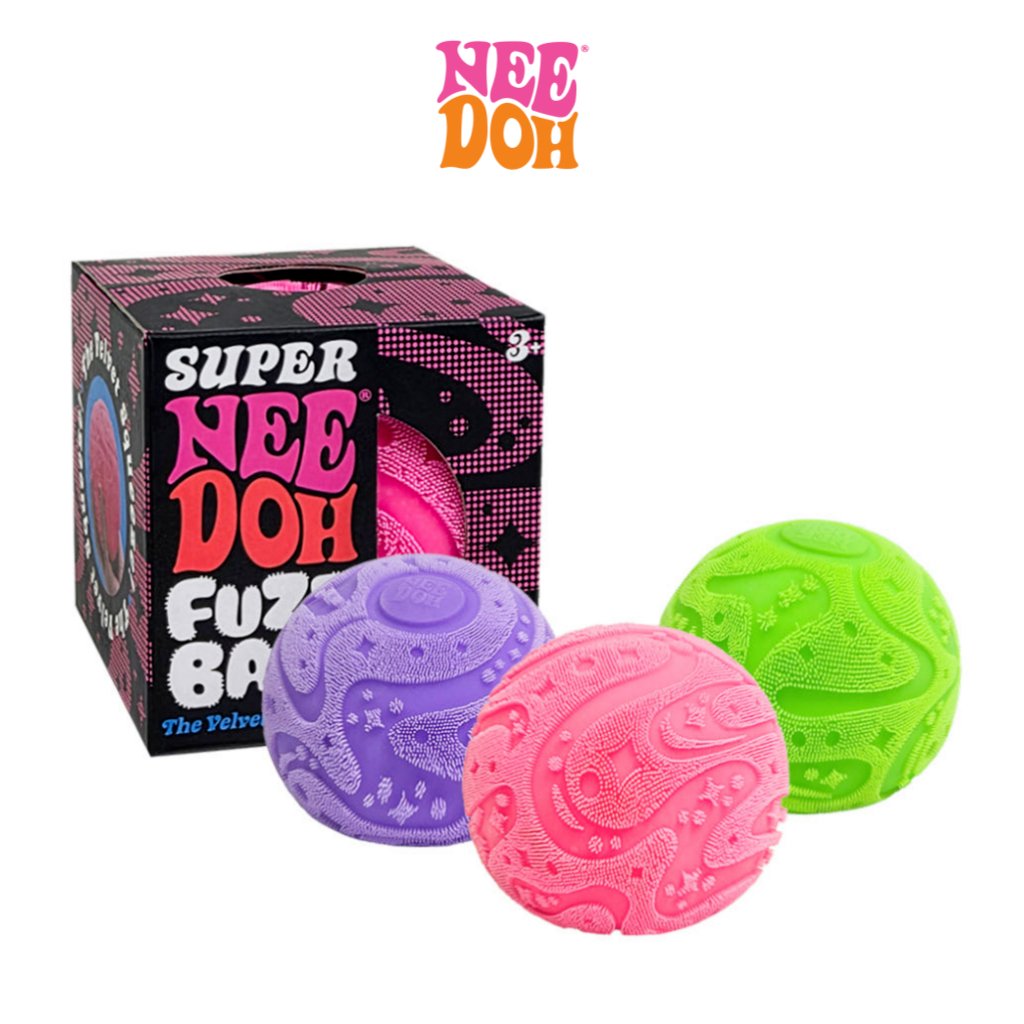 [NeeDoh] Super Galaxy Fuzz Ball ลูกบอลบีบคลายเครียด | นุ่มนิ่ม บีบเล่นเพลิน | 3 สี | ของเล่นคลายเครียด | ของเล่นเสริมพัฒนาการ