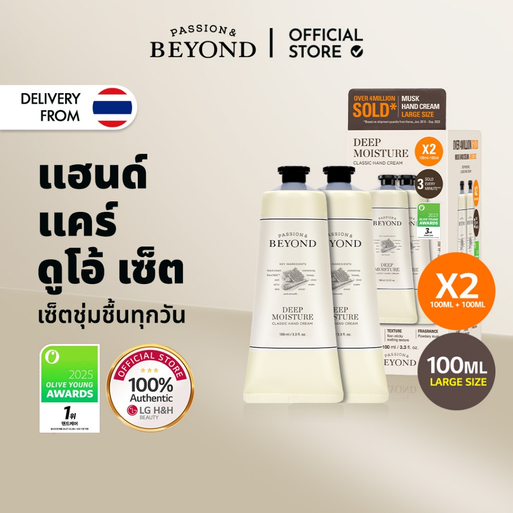 BEYOND Deep Moisture Hand Cream Duo Set