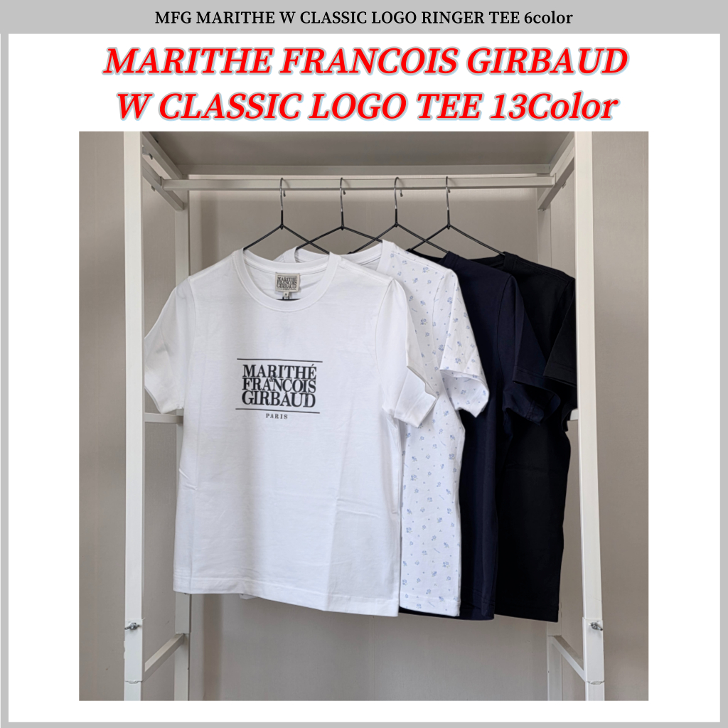 MARITHE FRANCOIS GIRBAUD W CLASSIC LOGO TEE 13 สี