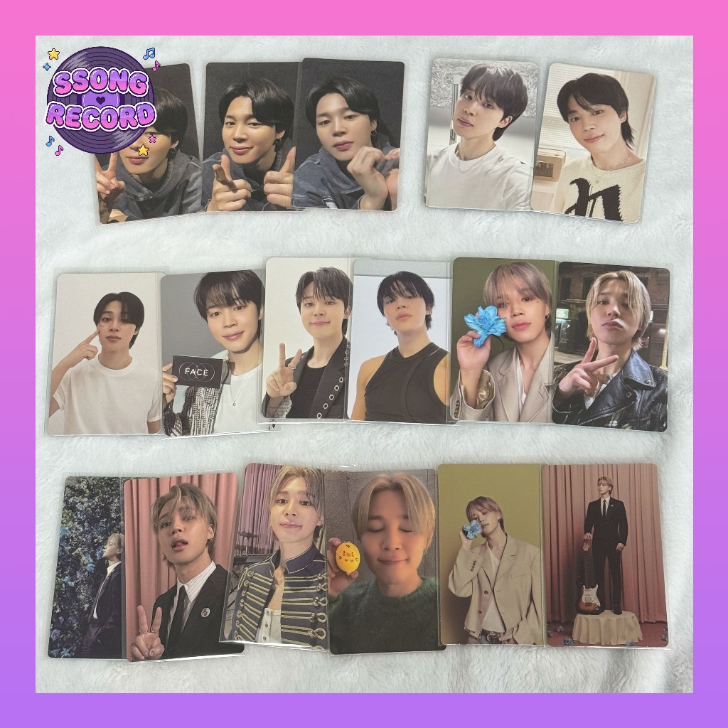 [เป็นทางการ] BTS Jimin Solo Album Photocard Selection -FACE & MUSE (อัลบั้ม / POB / Lucky Draw)