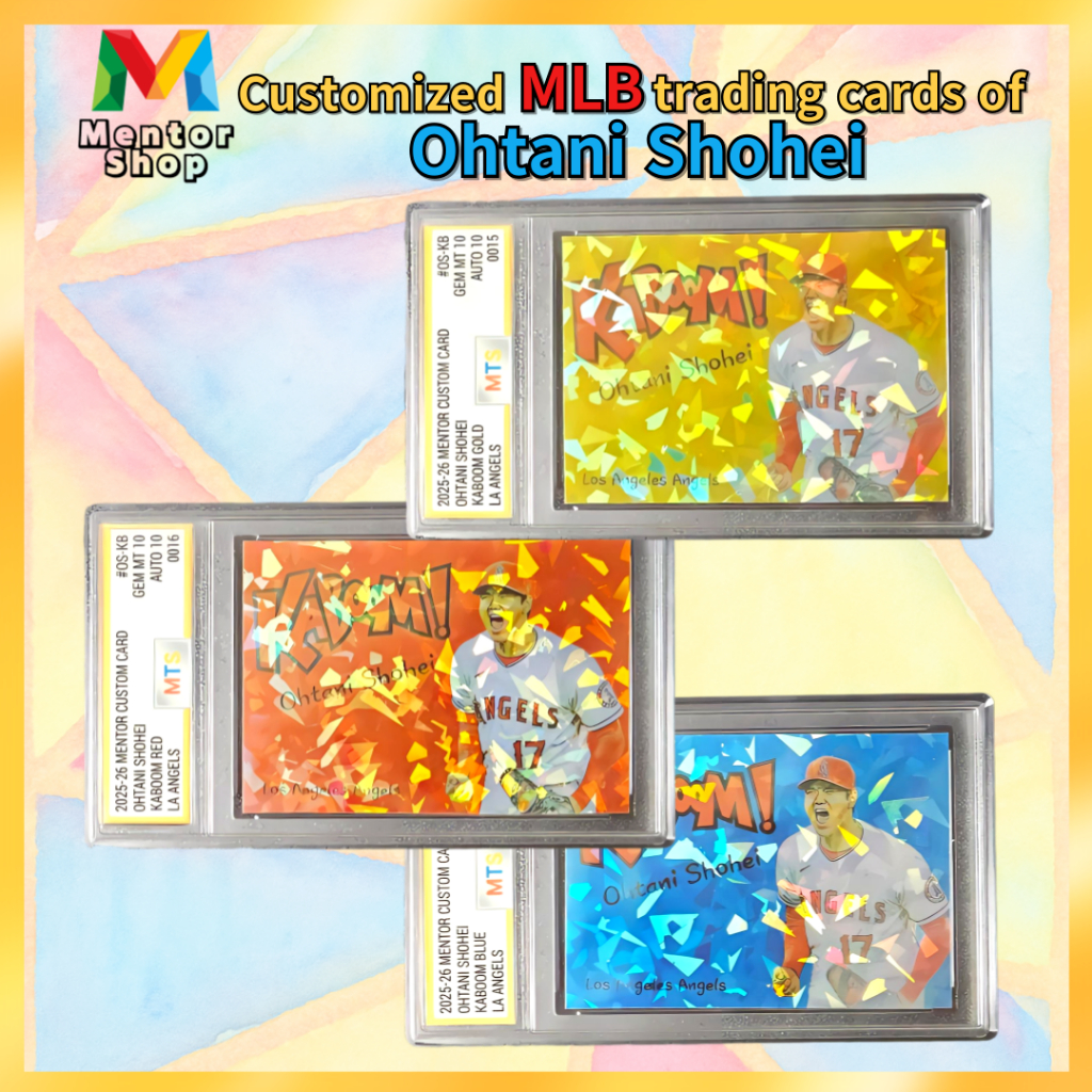 [ร้านเมนเตอร์] ✨ Shohei Ohtani Explosive KABOOM-Style Hologram MLB Custom Grading Card ✨