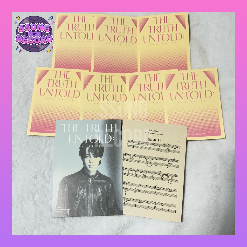 [อย่างเป็นทางการ] BTS Jimin Park Jimin The Truth Untold Exhibition Myeongdong Entrance PC Photocard 