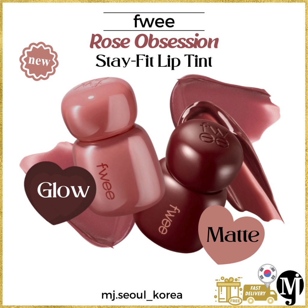 Fwee Rose Obsession Stay-Fit Lip Tint Matte Glow