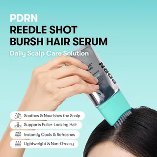 VT COSMETICS PDRN Reedle Shot Brush เซรั่มบํารุงผม 100ml Cooling & Refreshing Scalp Care พร้อม Vegan PDRN