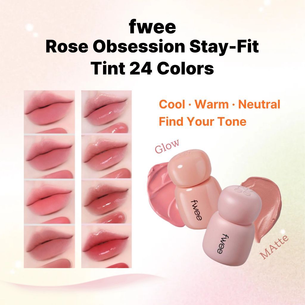 [fwee] Rose Obsession Stay-Fit Tint / Matte & Glow Lip Tint / ติดทนนาน & สบาย / ลิปทินท์ MLBB ที่โทน