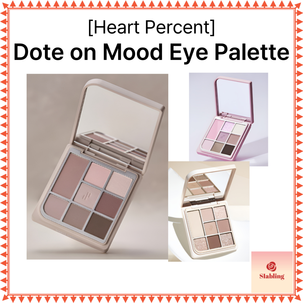 [Heart Percent] Dote on Mood Eye Palette 3 สี