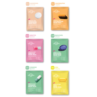 [Grace Day] Daily Mask Sheet 1 ชิ้น Hydrating Soothing K-Beauty Skin Care