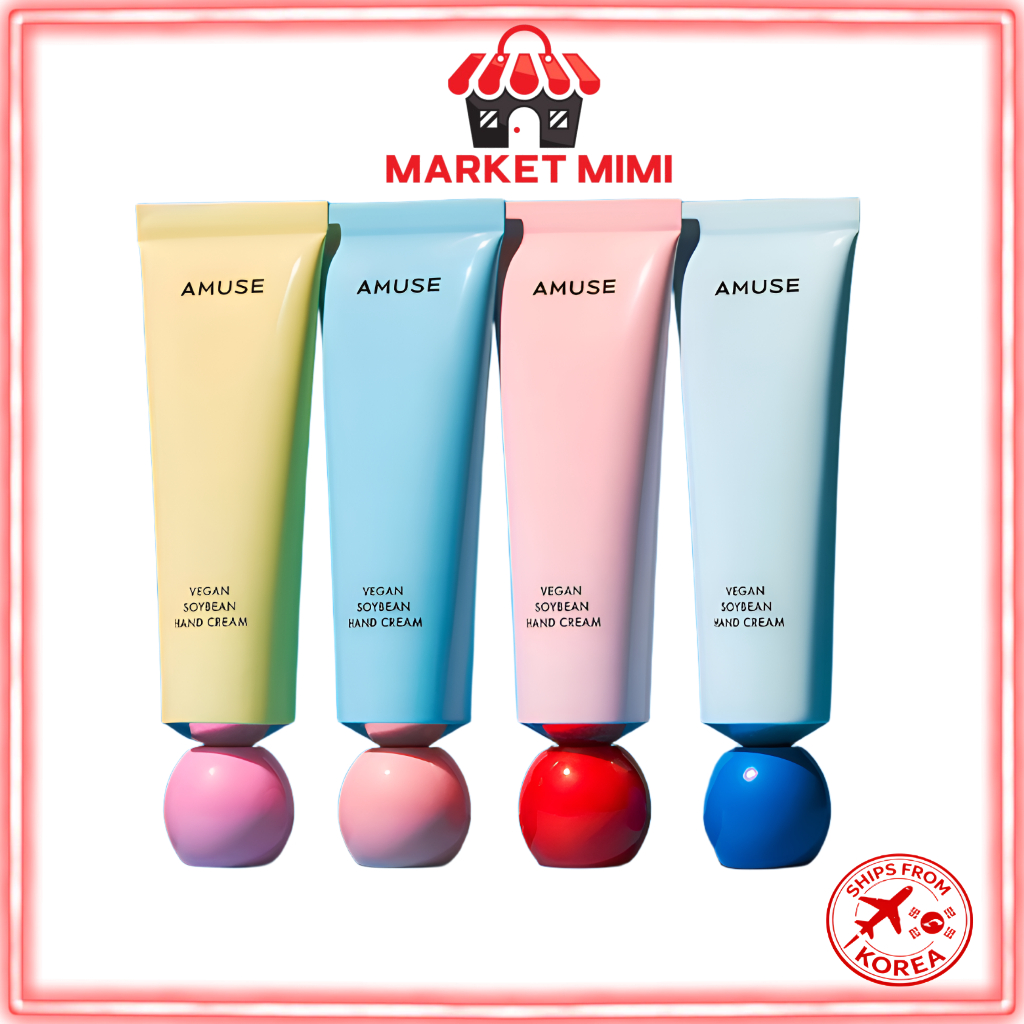 Amuse Vegan Soy Hand Cream 4 Types